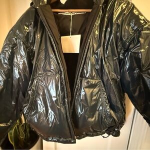 Alexander Wang Metallic Blue Puffer Jacket

BBWT
